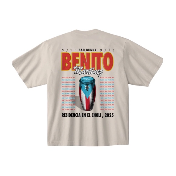 New! Bad Bunny Official Residency Merch La Residencia Salsa Choli T-Shirt - Picture 1 of 2